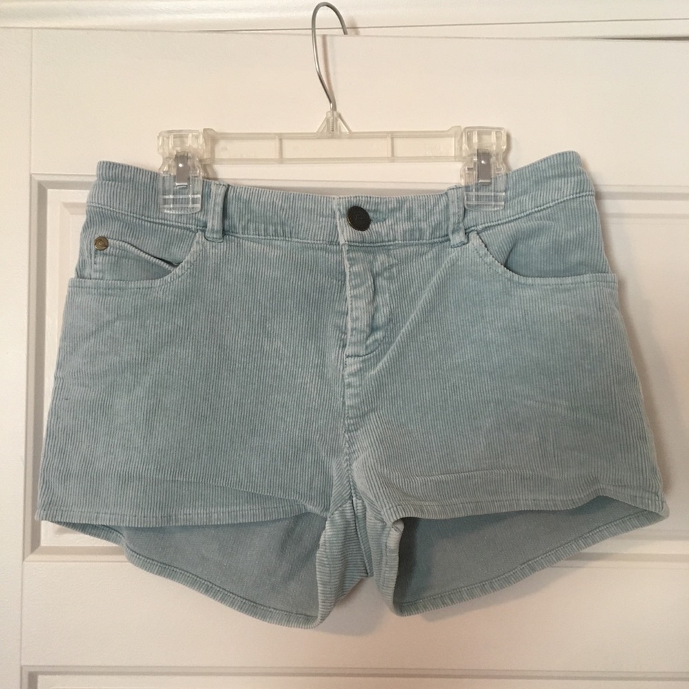 Quicksilver Blue Corduroy Shorts